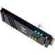 SSD M.2 Viper 512Gb VPR100 RGB Series <VPR100-512GM28H> (PCI-E 3.0 x4, up to 3300/2100MBs, 3D TLC, DRAM 512Mb, Phison E12, TBW 800Tb, 22х80mm, RGB подсветка, heatsink)