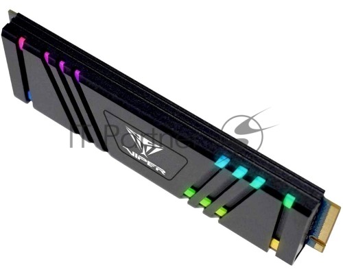 SSD M.2 Viper 512Gb VPR100 RGB Series <VPR100-512GM28H> (PCI-E 3.0 x4, up to 3300/2100MBs, 3D TLC, DRAM 512Mb, Phison E12, TBW 800Tb, 22х80mm, RGB подсветка, heatsink) SSD M.2 Viper 512Gb VPR100 RGB Series <VPR100-512GM28H> (PCI-E 3.0 x4, up to 3300/2100MBs, 3D TLC, DRAM 512Mb, Phison E12, TBW 800Tb, 22х80mm, RGB подсветка, heatsink)