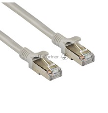 Патч-корд Exegate FTP-RJ45-RJ45-C5e-CU-0,5M-GY, FTP, cat.5e, 0.5м, медь, серый
