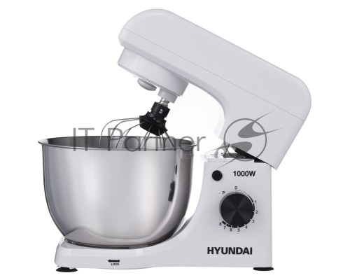 Миксер планетарный Hyundai HYM-S4451 1000Вт белый/черный